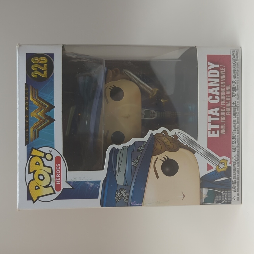 ETTA CANDY Funko Pop Heroes 228 Vinyl Figure Wonder Woman DC Comics